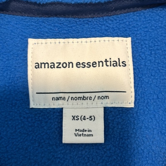 Blue Fleece Vest - Picture 2 of 3